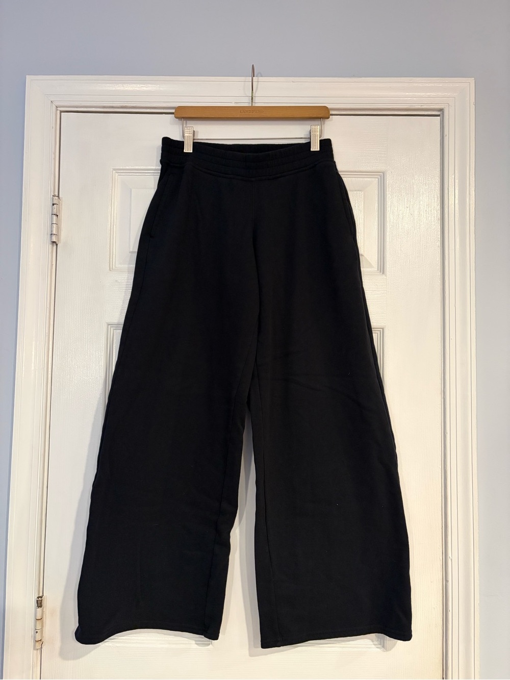 Hollister Black Wide Leg Sweatpants